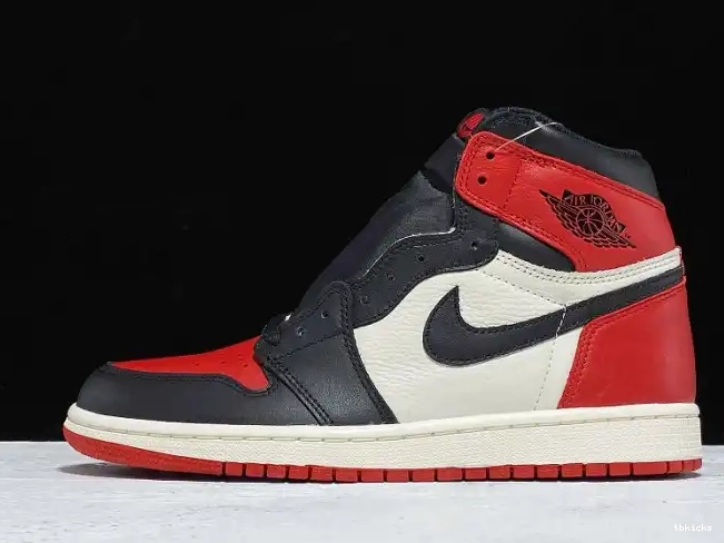 Reps TB Air Jordan 1 OG Bred Toe 555088-610 High Retro 0520